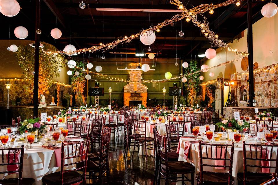 Stunning ballroom decor