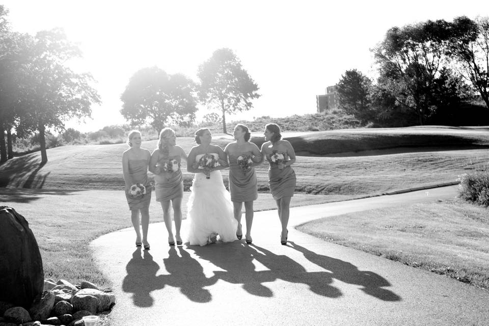 On-Course Wedding Photos