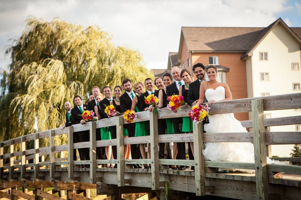 On-Course Wedding Photos