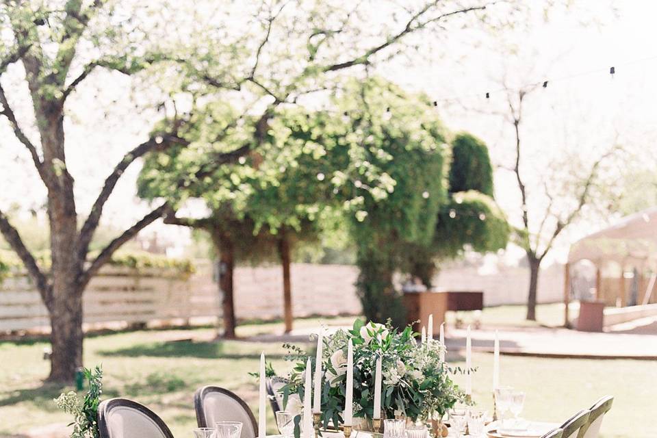 French Style Reception Table