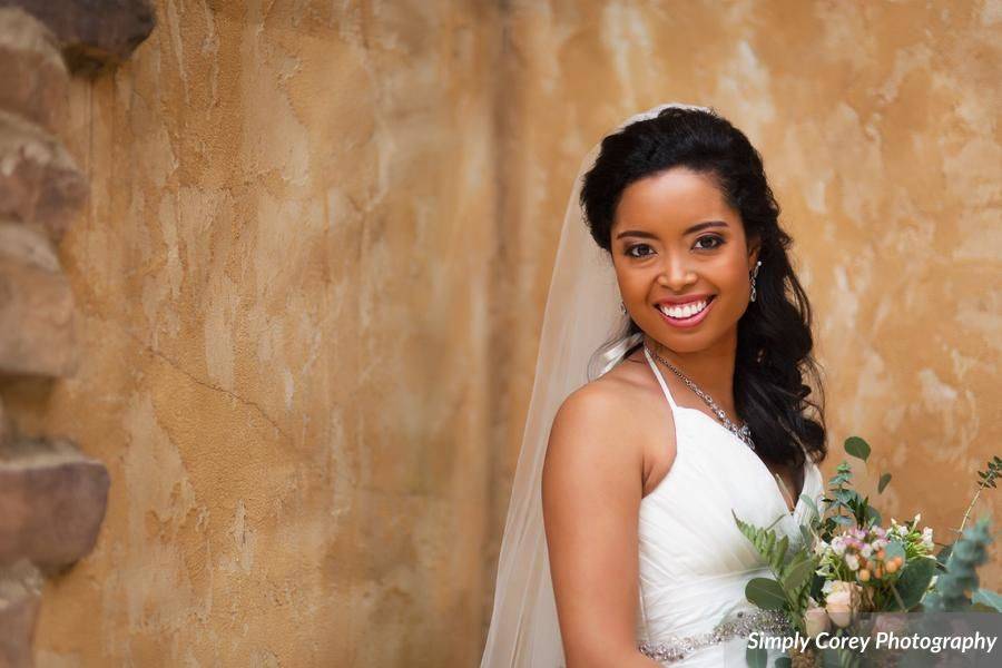 Smiling bride