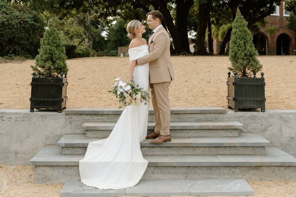 Stunning bride and groom