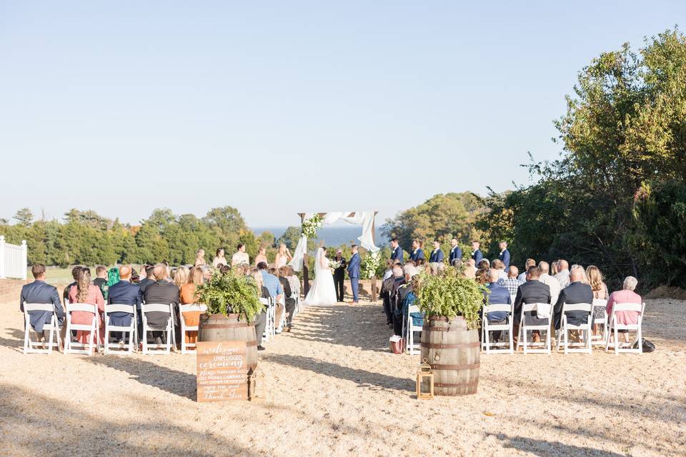 Ceremony in the French Garden