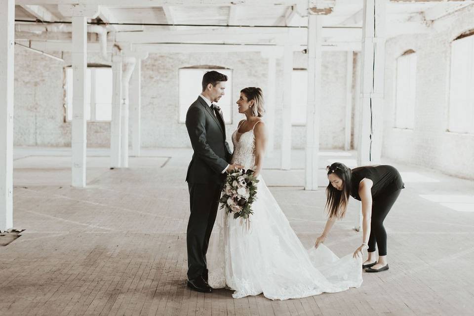 Stunning bride