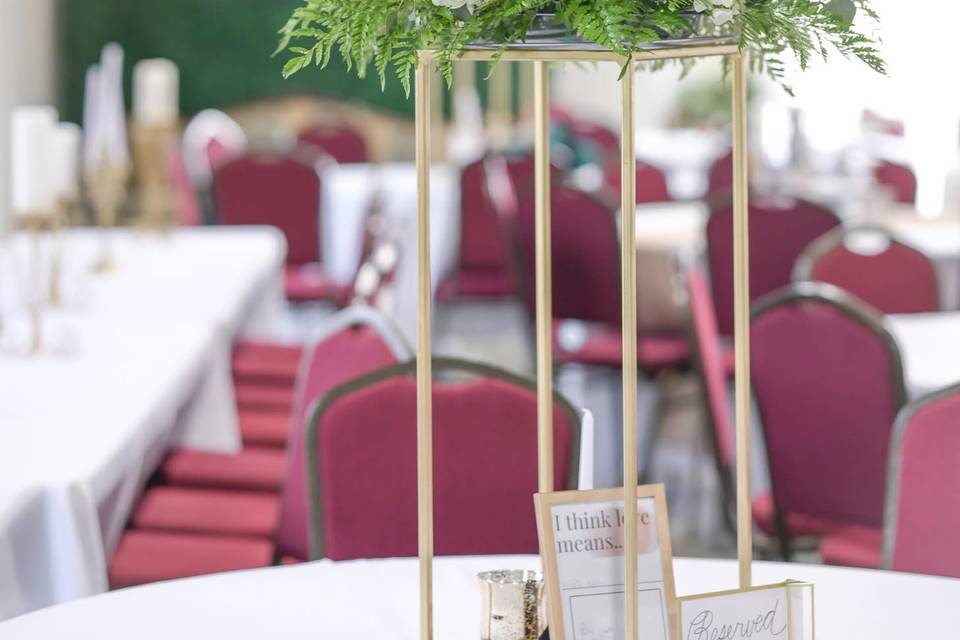 Pergola for ceremony