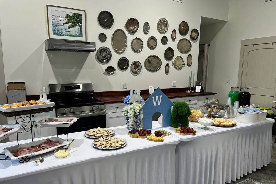 Inside reception area