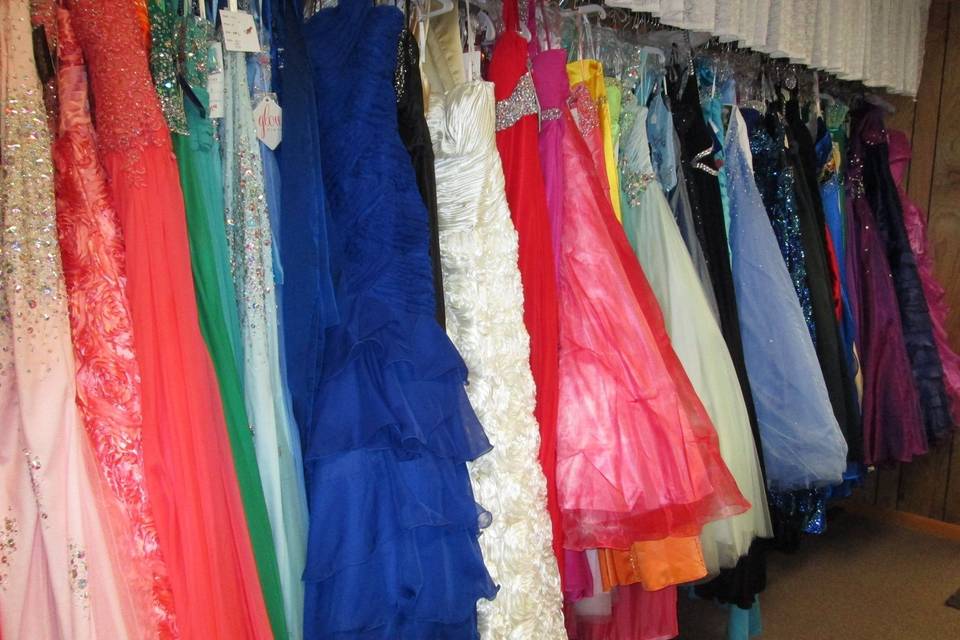 Colorful dresses