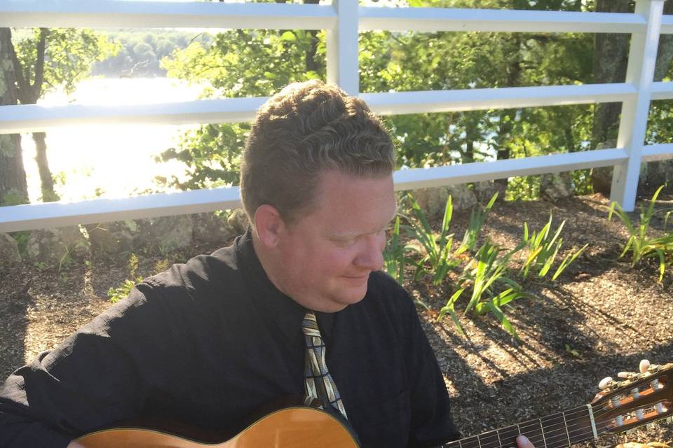 Outdoor wedding in Mass