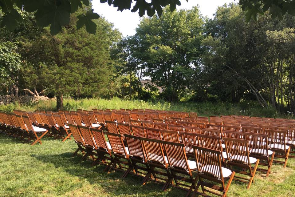 Wooden chairs