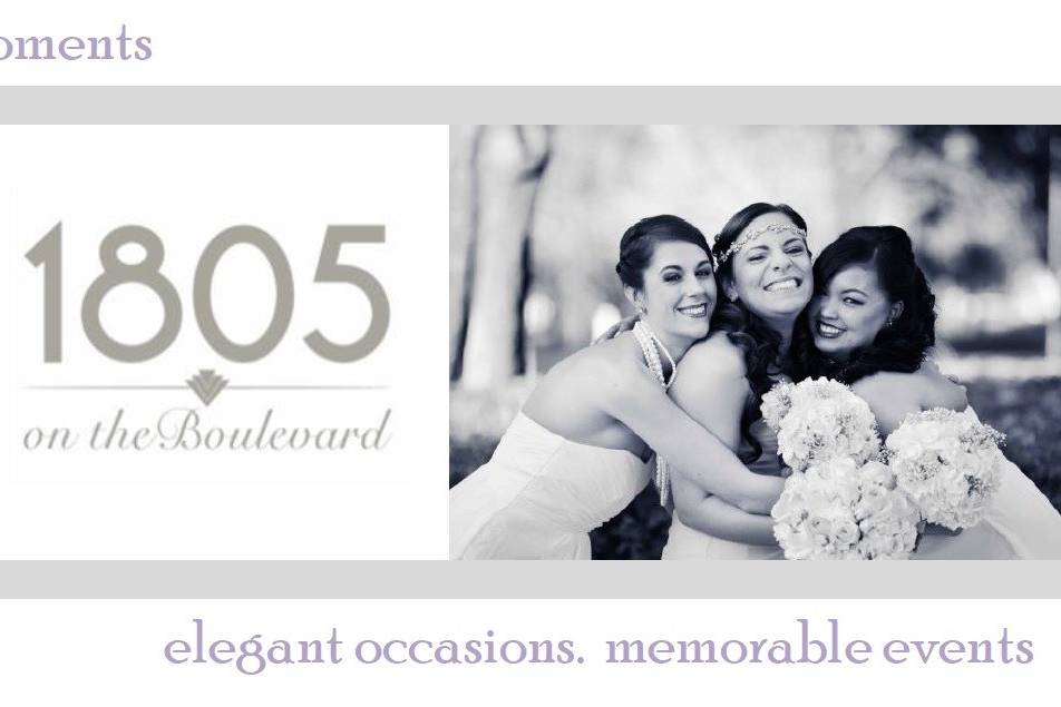 An Orlando Wedding Venue for all of life's special moments. 1805 on the Boulevard located in the Walt Disney World Resort. Call 407-827-7066 for more information. | www.1805ontheBoulevard.com