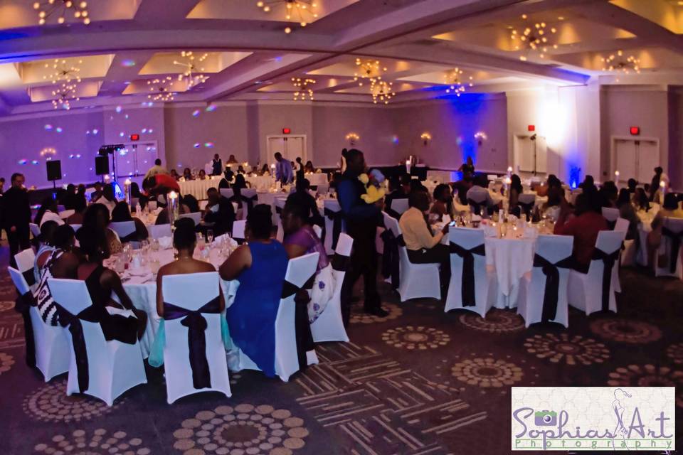Our large ballroom perfect for any Wedding or special occasion. At 1805 on the Boulevard located in the Walt Disney World Resort. Call 407-827-7066 for more information. | www.1805ontheBoulevard.com