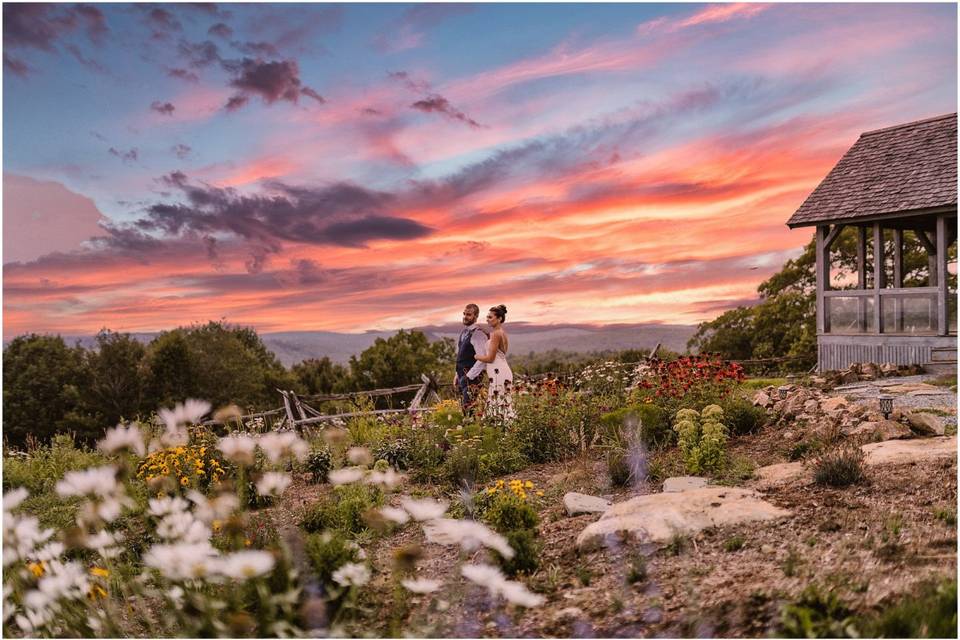 Sunsets over Green Mountains