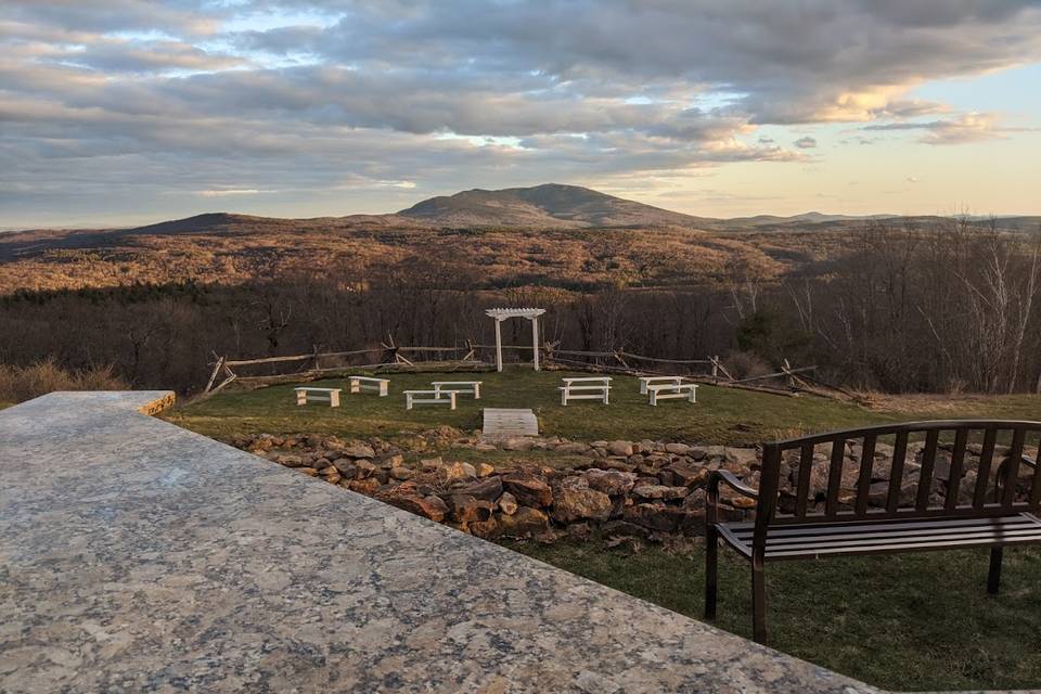 One of 5 Granite Outdoor Bars