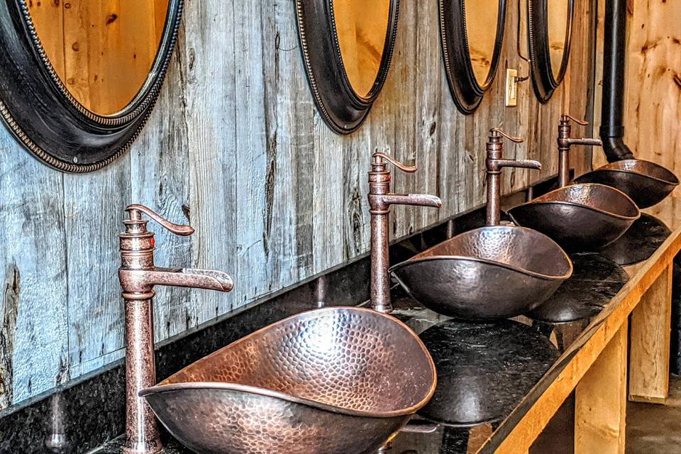 Hand Hammered Copper Sinks