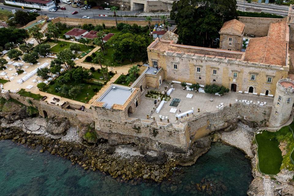 Castle by drone