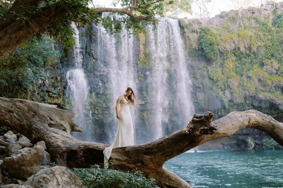 Costarica waterfall