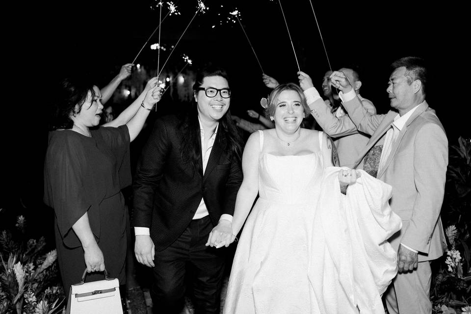 Wedding exit