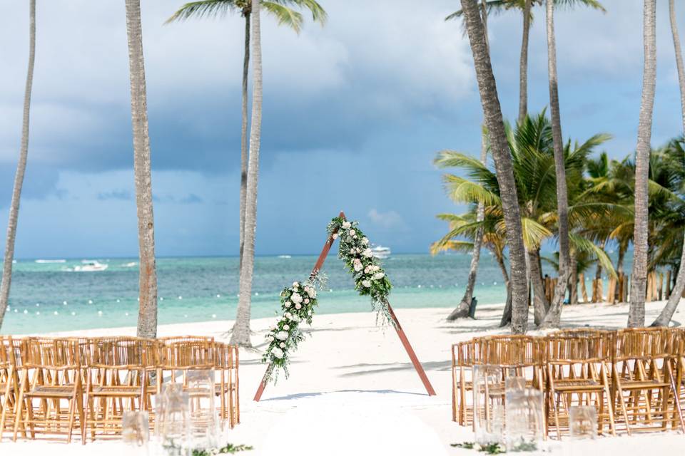 Punta Cana beach wedding