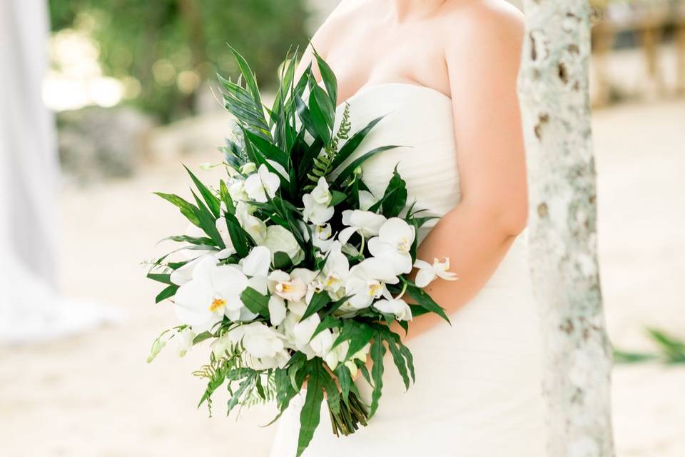 Happy bride