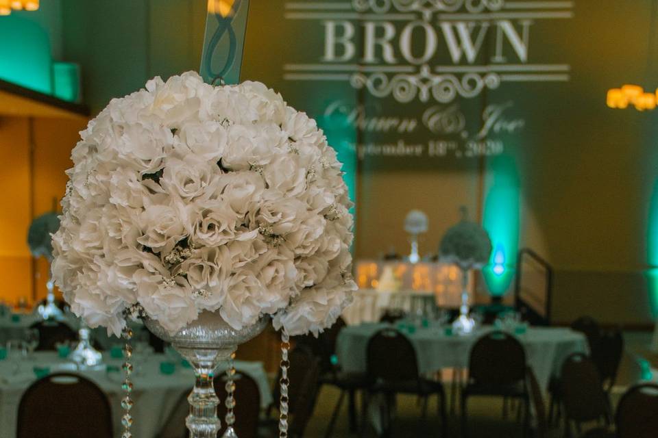 Tiffany Blue reception