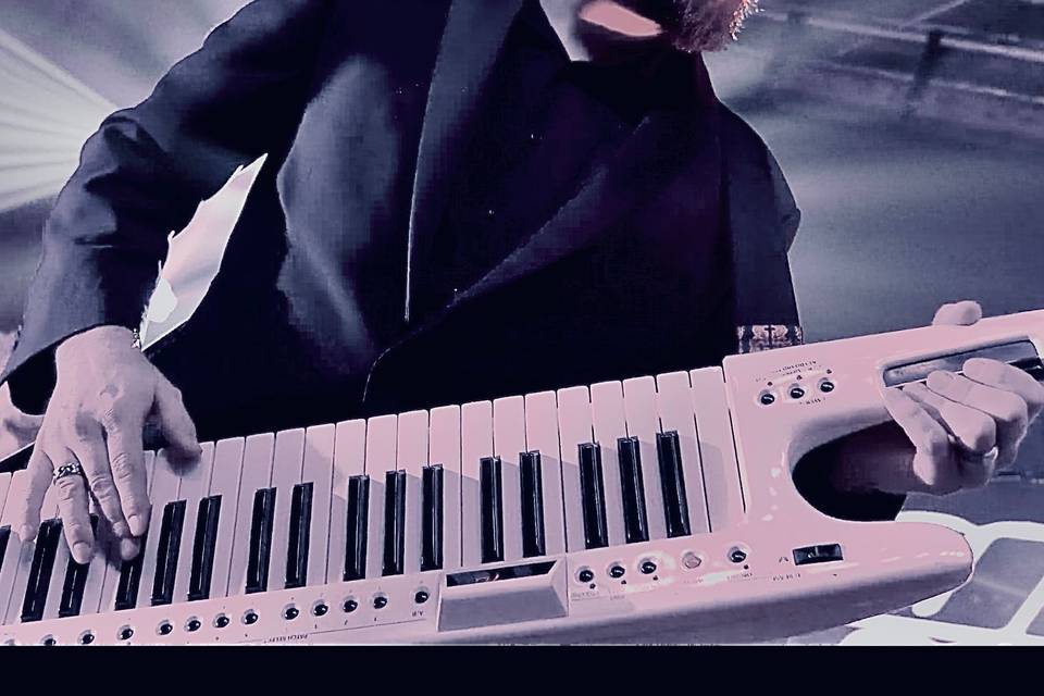 Keytar!  A UV feature.