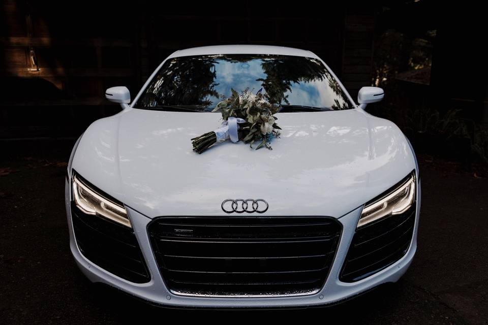 Modern Wedding Car
