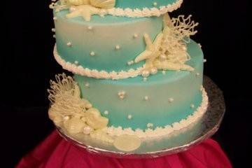 Sea inspired cake