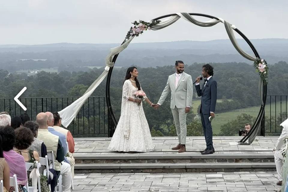 Ceremony at Bluemont