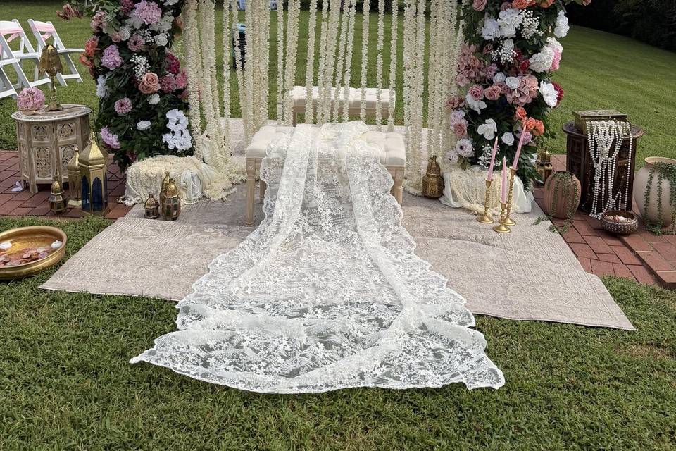 nikkah curtain