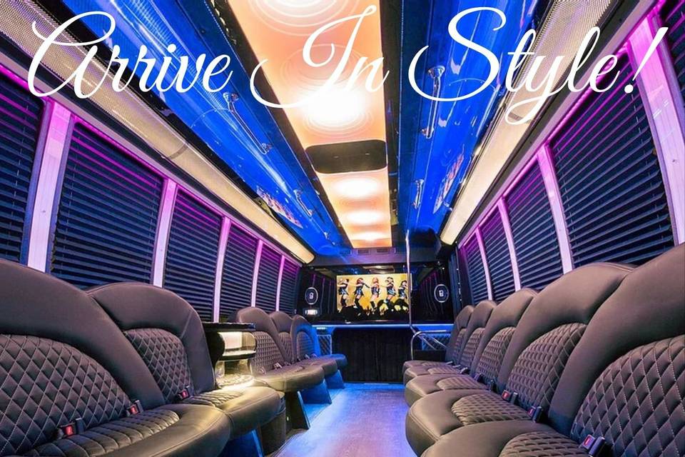 Luxury Limo Bus
