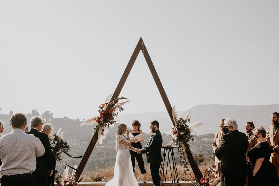 Best backdrop for a ceremony
