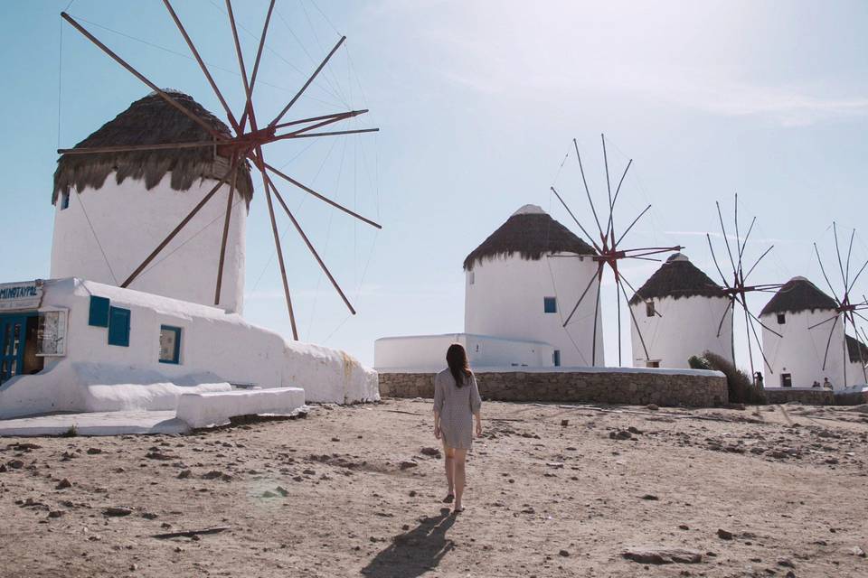 Windmills in Mykonos