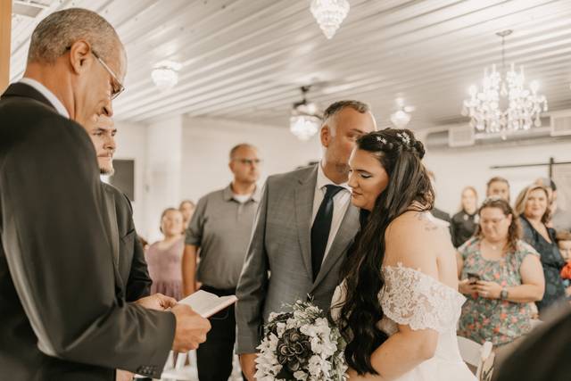 Father Giving Away Bride