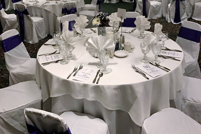 Reception tables