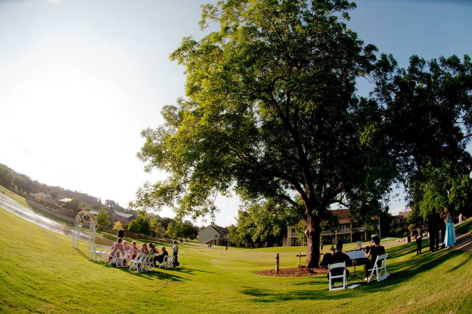 Playing music outdoors