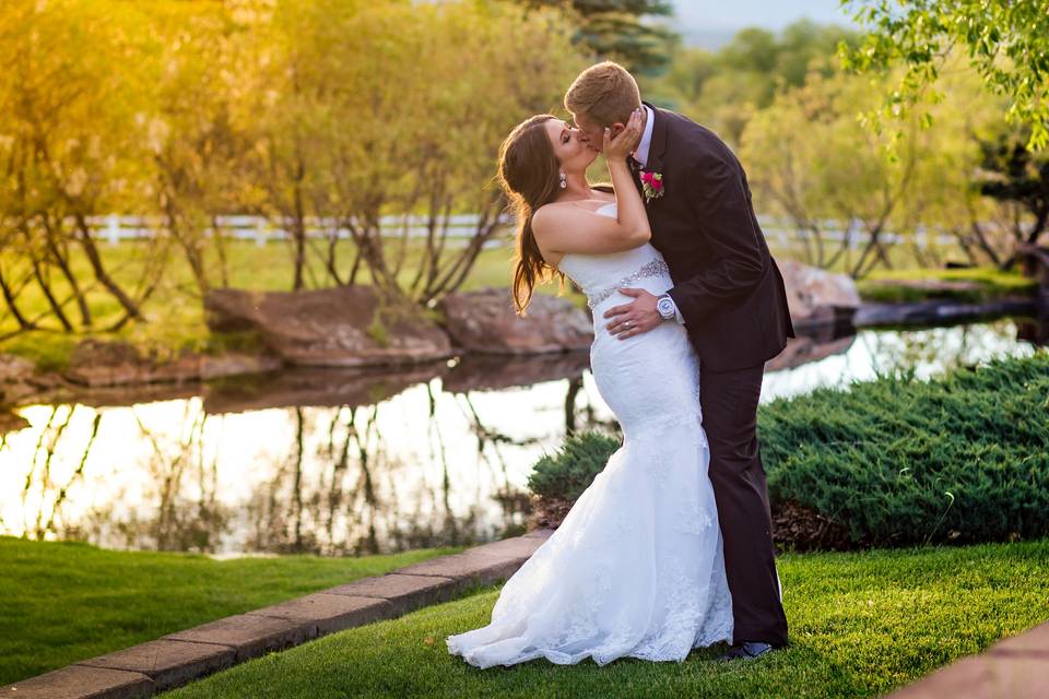 Couple photo at sunset