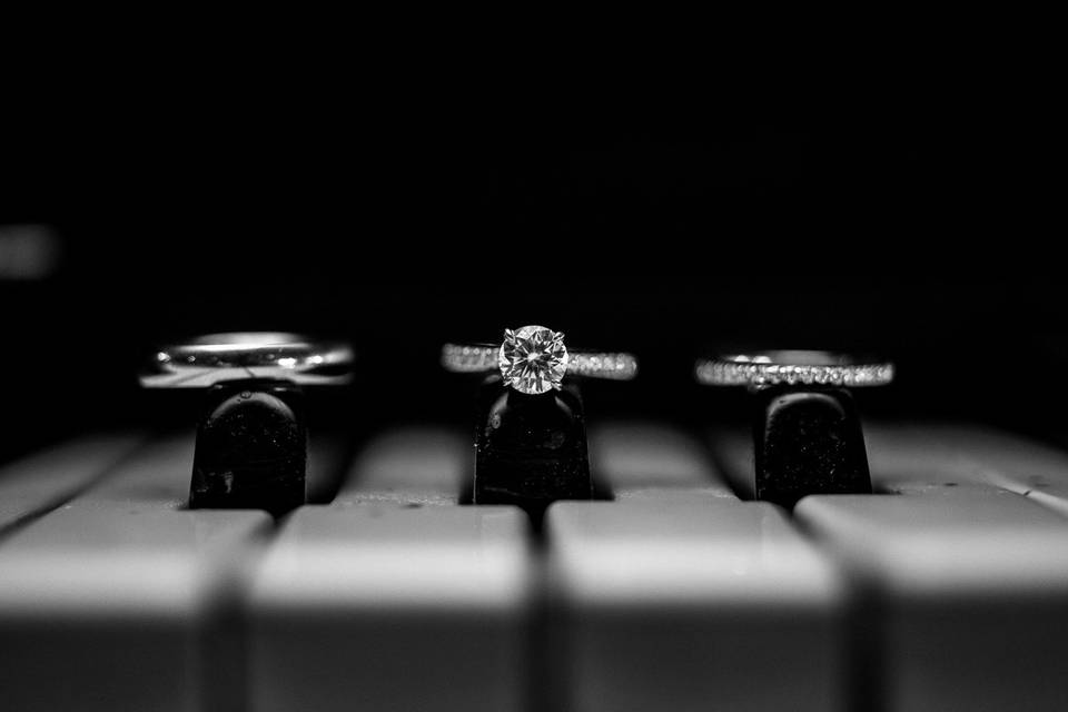 Rings on piano