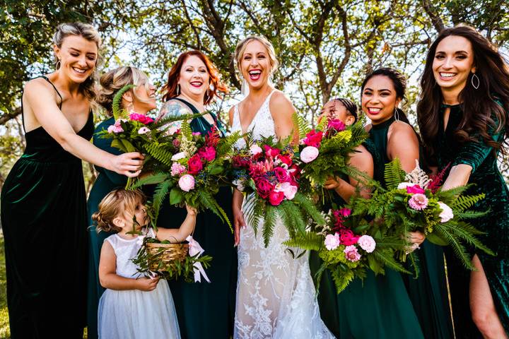 Colorful bouquets