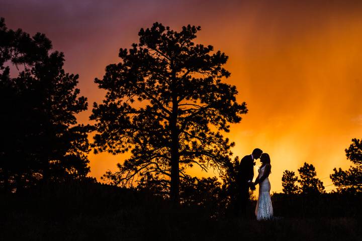 Couple at sunset