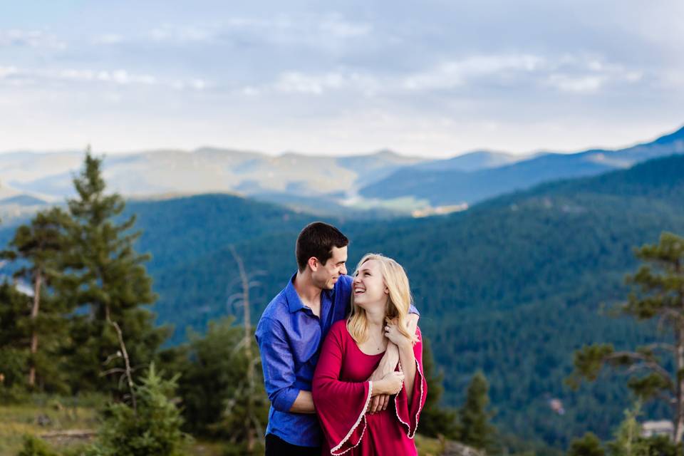 Mountain engagement session