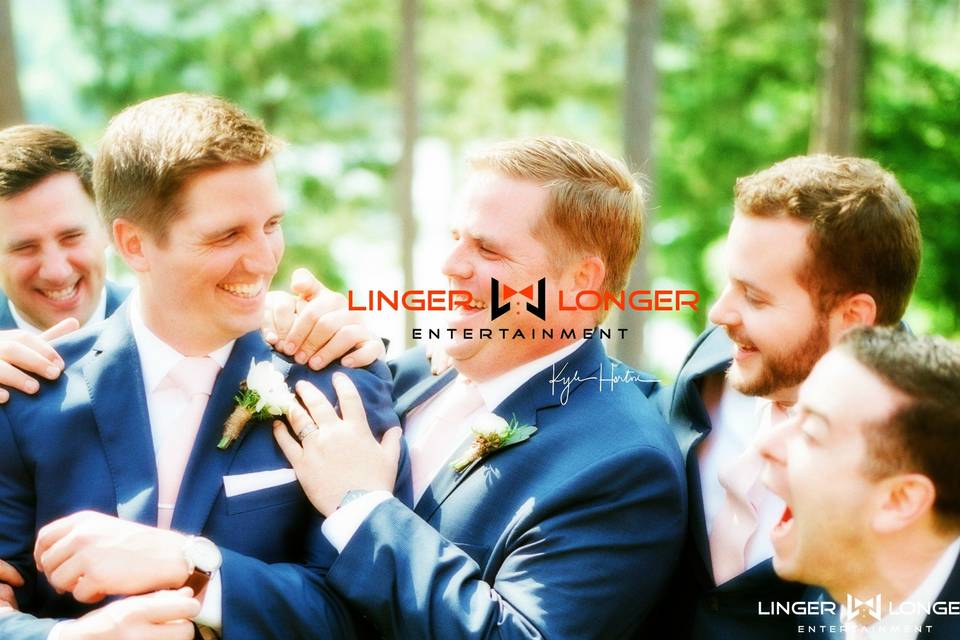 Groom with his groomsmen
