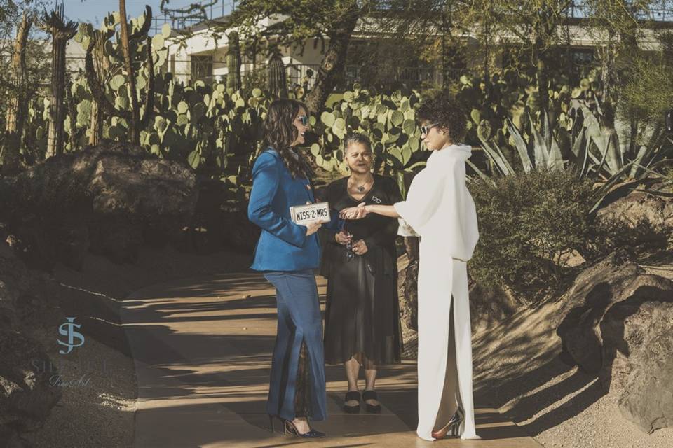 Elopement at a Garden