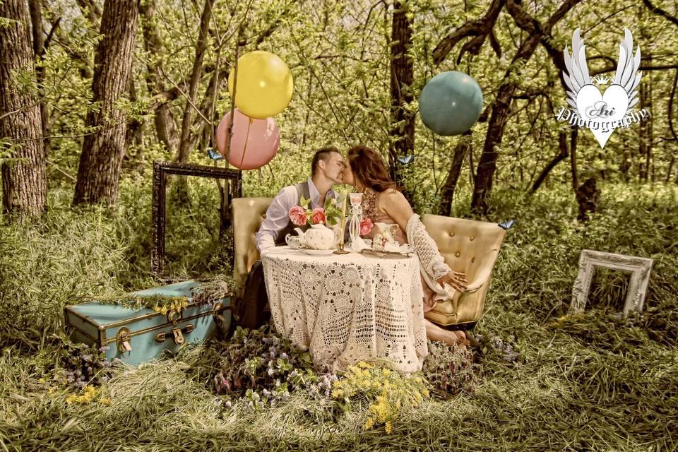 Vintage Tea Party Engagements#Weddinghotographydallasvintage#DallasWeddingphotographer