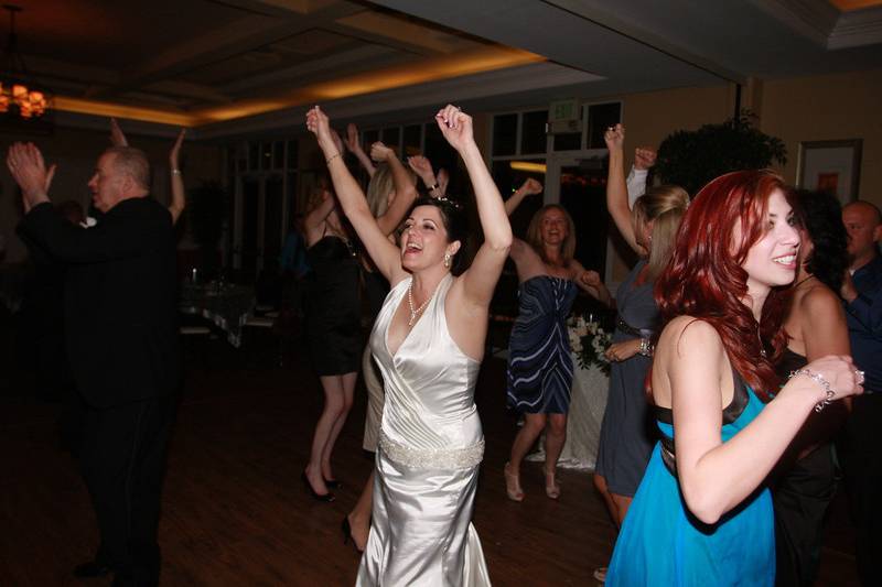 Wedding dance party