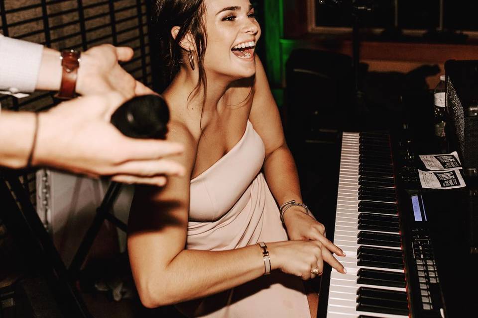 Bridesmaid on the Piano