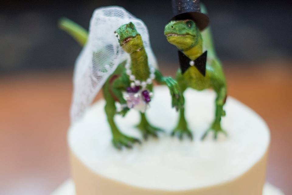 Dino Wedding Cake