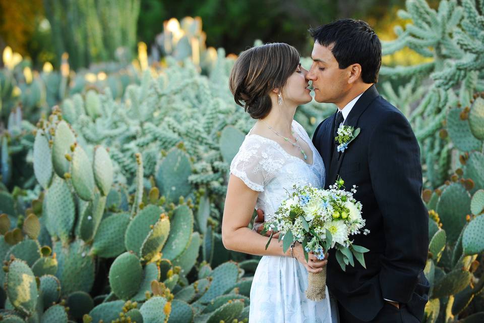 Wedding kisses