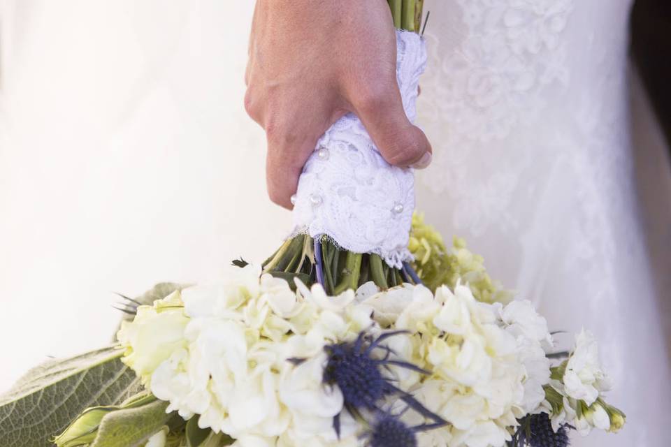 White flowers