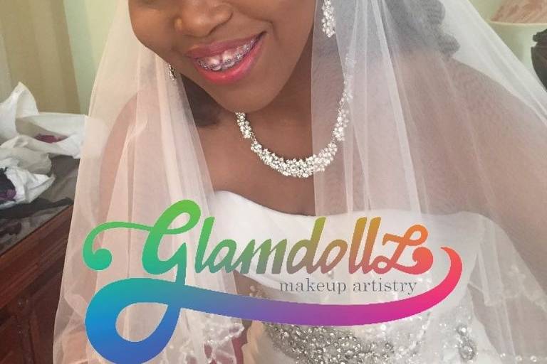 Our beautiful GlamDollz bride