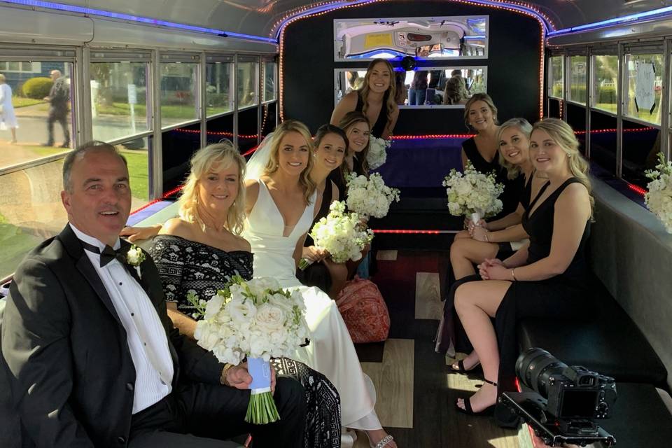 Like rock stars on Party Bus